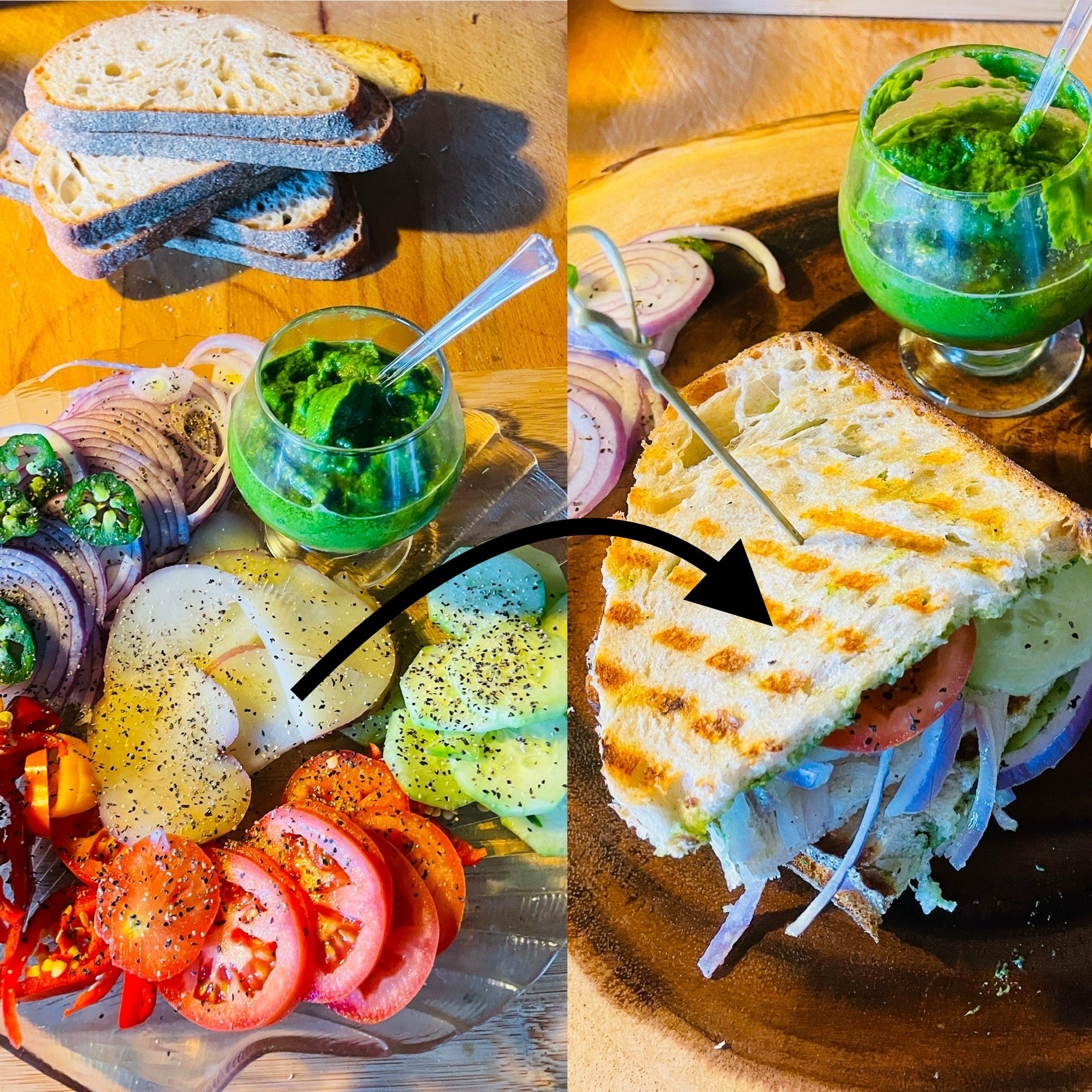 Easy grilled cheese sandwich