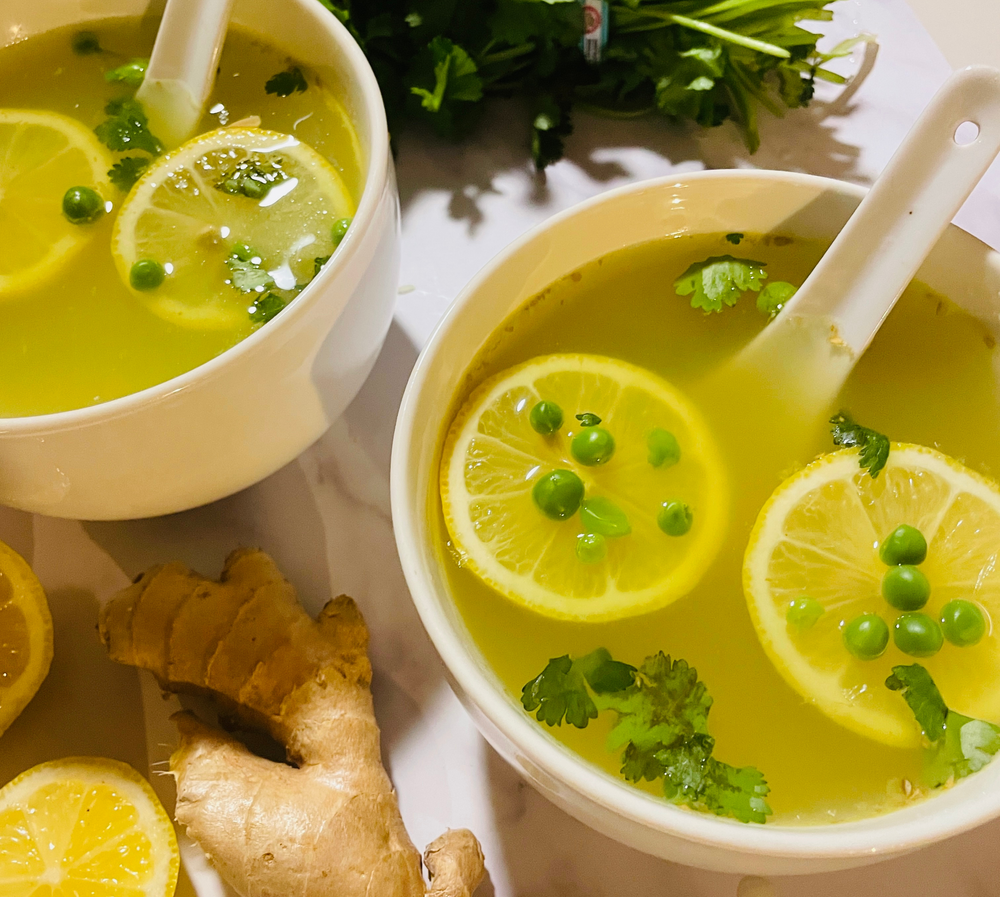 Detox Lemon Ginger Lentil Soup