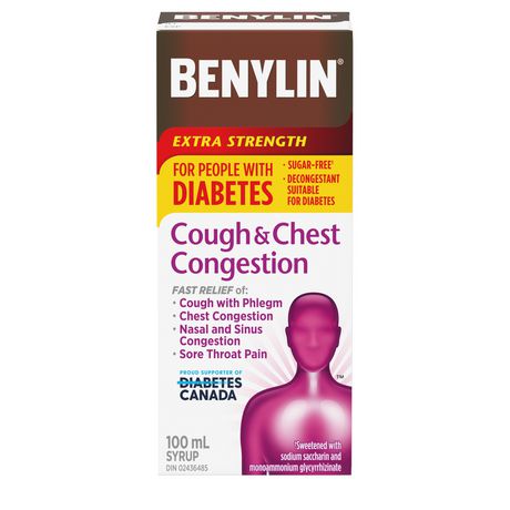 Benylin Cough & Chest Relief For People With Diabetes