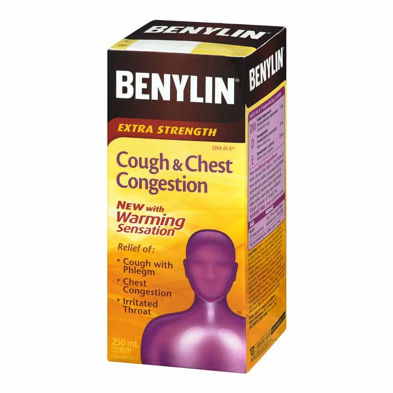 Benylin Extra Strength Cough & Chest Congestion With Warming Sensation Syrup
