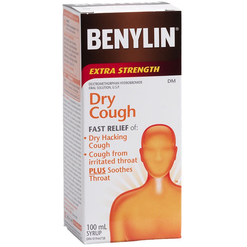 Benylin Dry Cough Syrup With Extra Strength