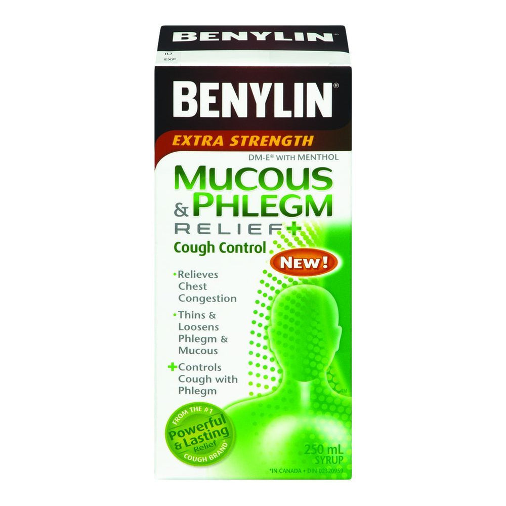 Benylin Extra Strength Mucous & Phlegm Cough Control Syrup