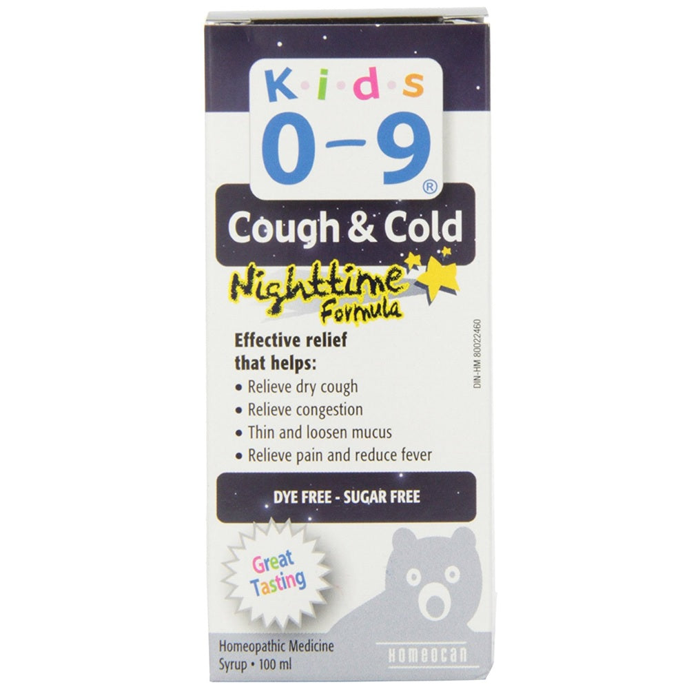Kids 0-9 Cough And Cold Nighttime Formula Syrup