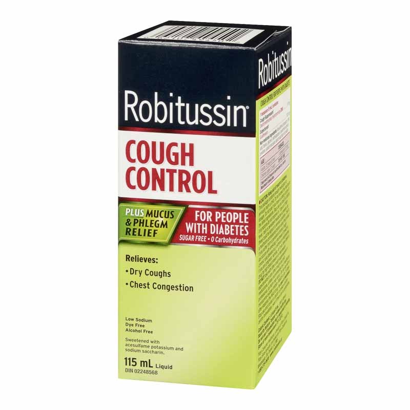 Robitussin DM Cough Control For People With Diabetes