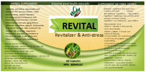 
                  
                    Load image into Gallery viewer, Revital (Revitalizer &amp;amp; Anti-Stress) Capsules
                  
                
