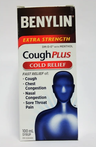 Benylin Extra Strength Cough Plus Cold Relief Syrup