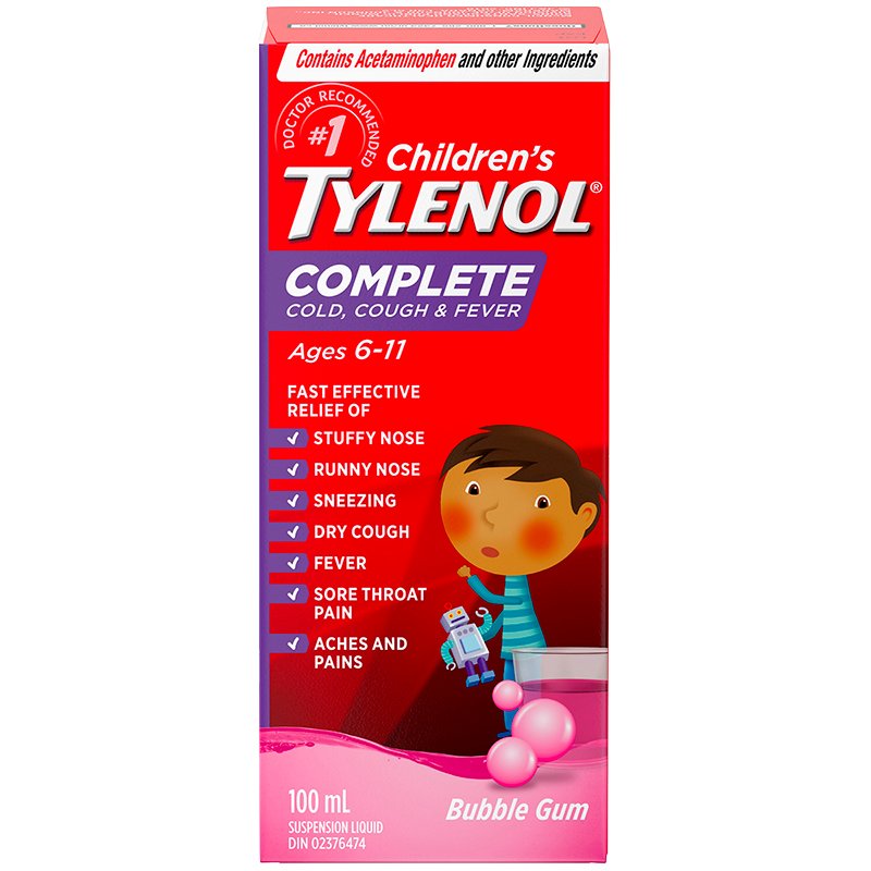 Tylenol Junior Strength Complete Cold, Cough & Fever Liquid