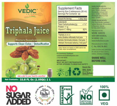
                  
                    Load image into Gallery viewer, Vedic Triphala Juice
                  
                